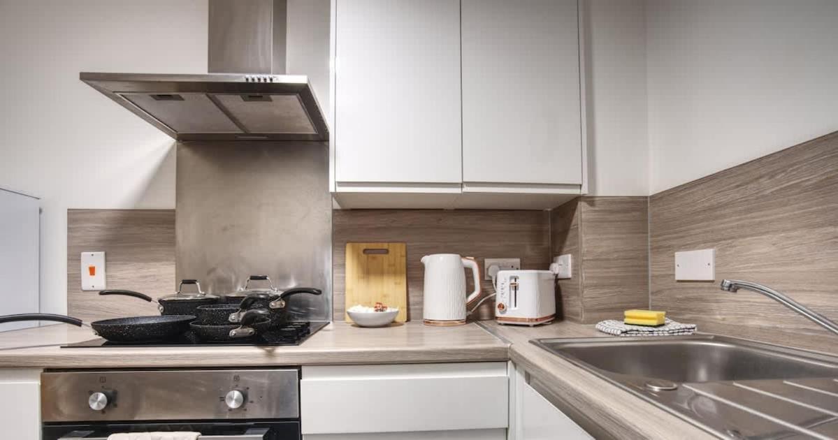 1Br City Centre Apt, Self Check In, Wifi, By Derbnb Sheffield Bagian luar foto