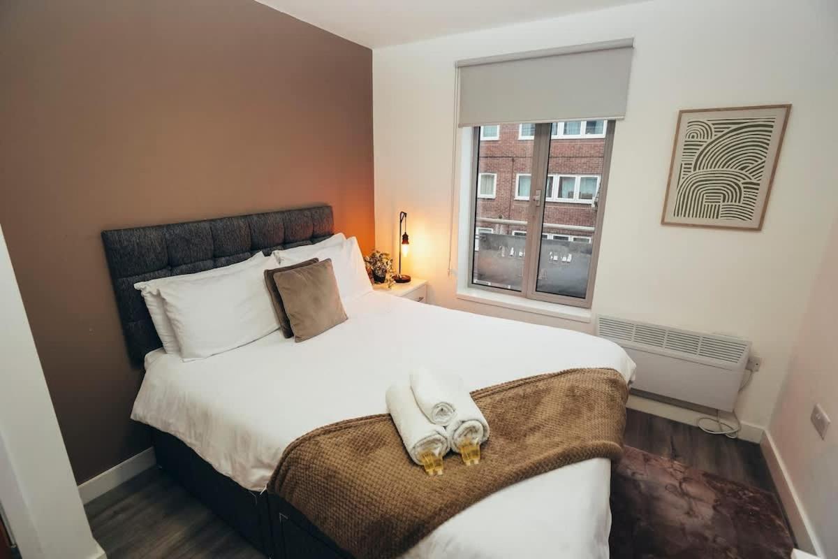 1Br City Centre Apt, Self Check In, Wifi, By Derbnb Sheffield Bagian luar foto